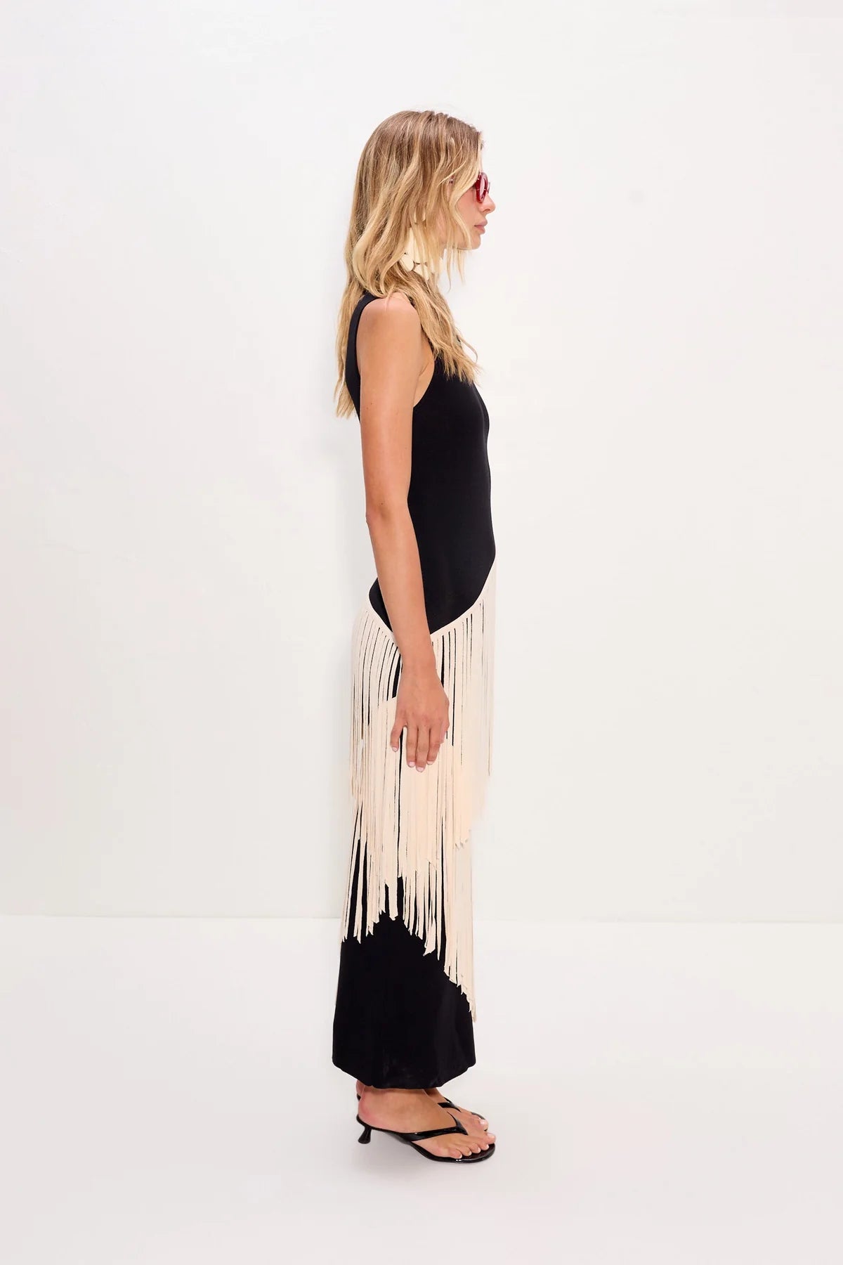 SPIRAL KNIT DRESS