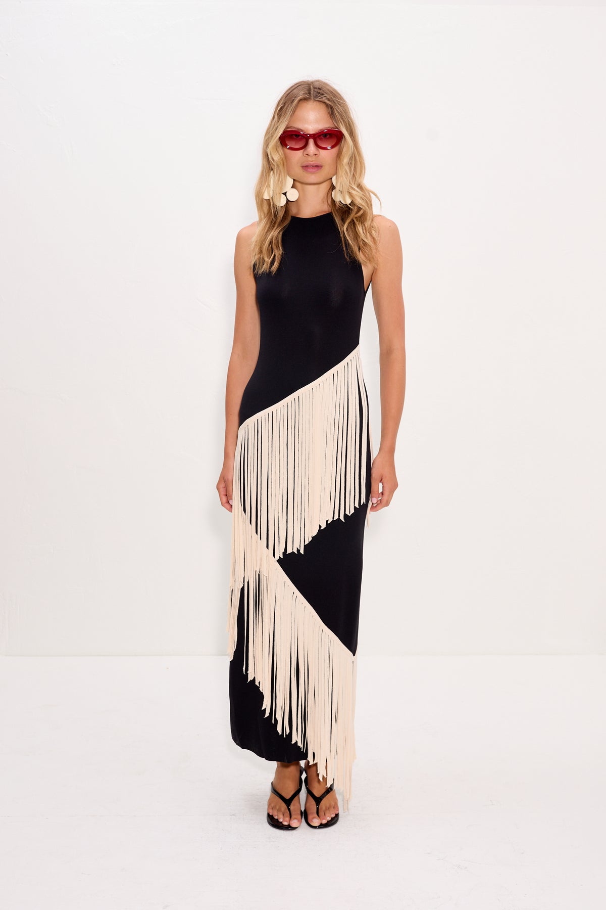 SPIRAL KNIT DRESS