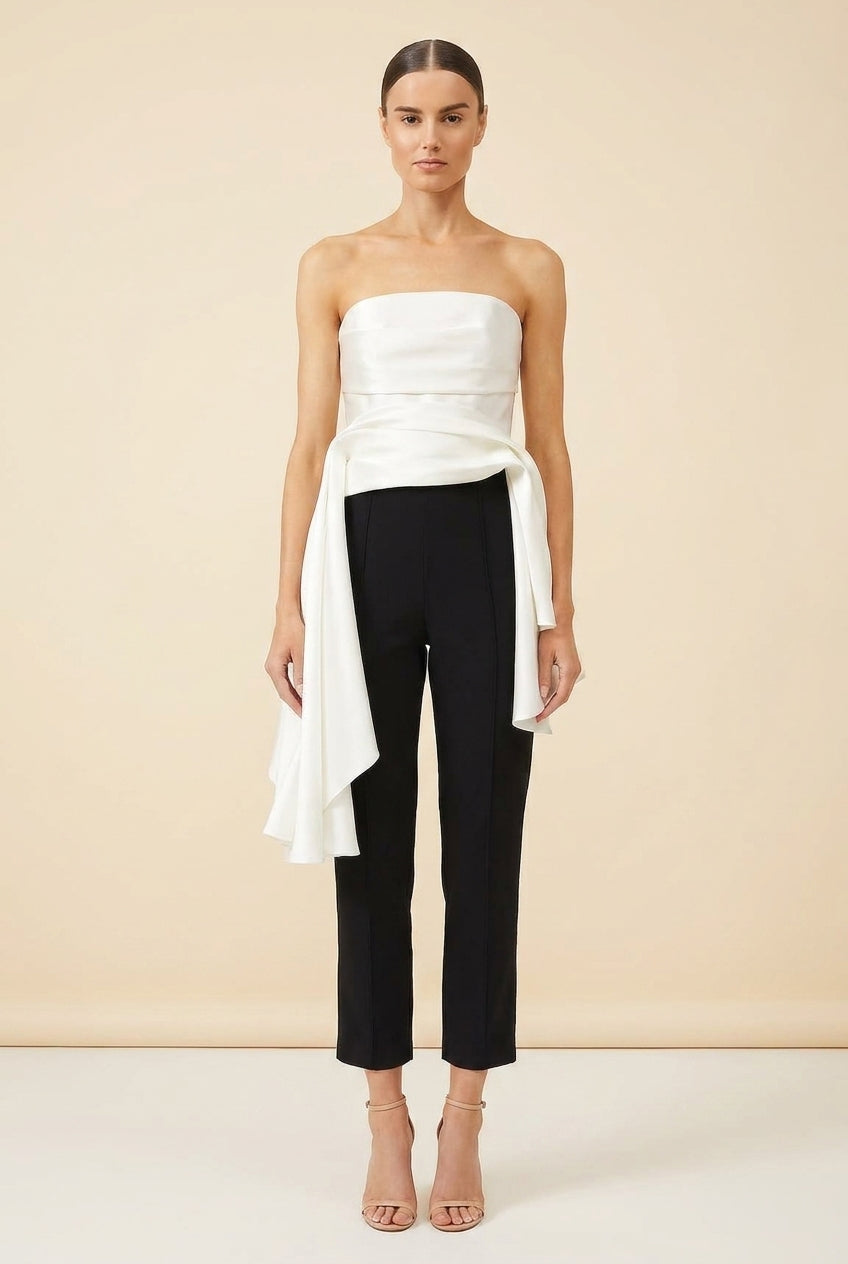 Terrin Jumpsuit by Solace London in Black and white