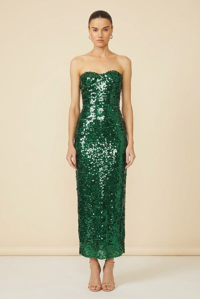 The New Arrivals by Ilkyaz Ozel Monique Strapless Dress — The Curated Collection at The Maison Marie