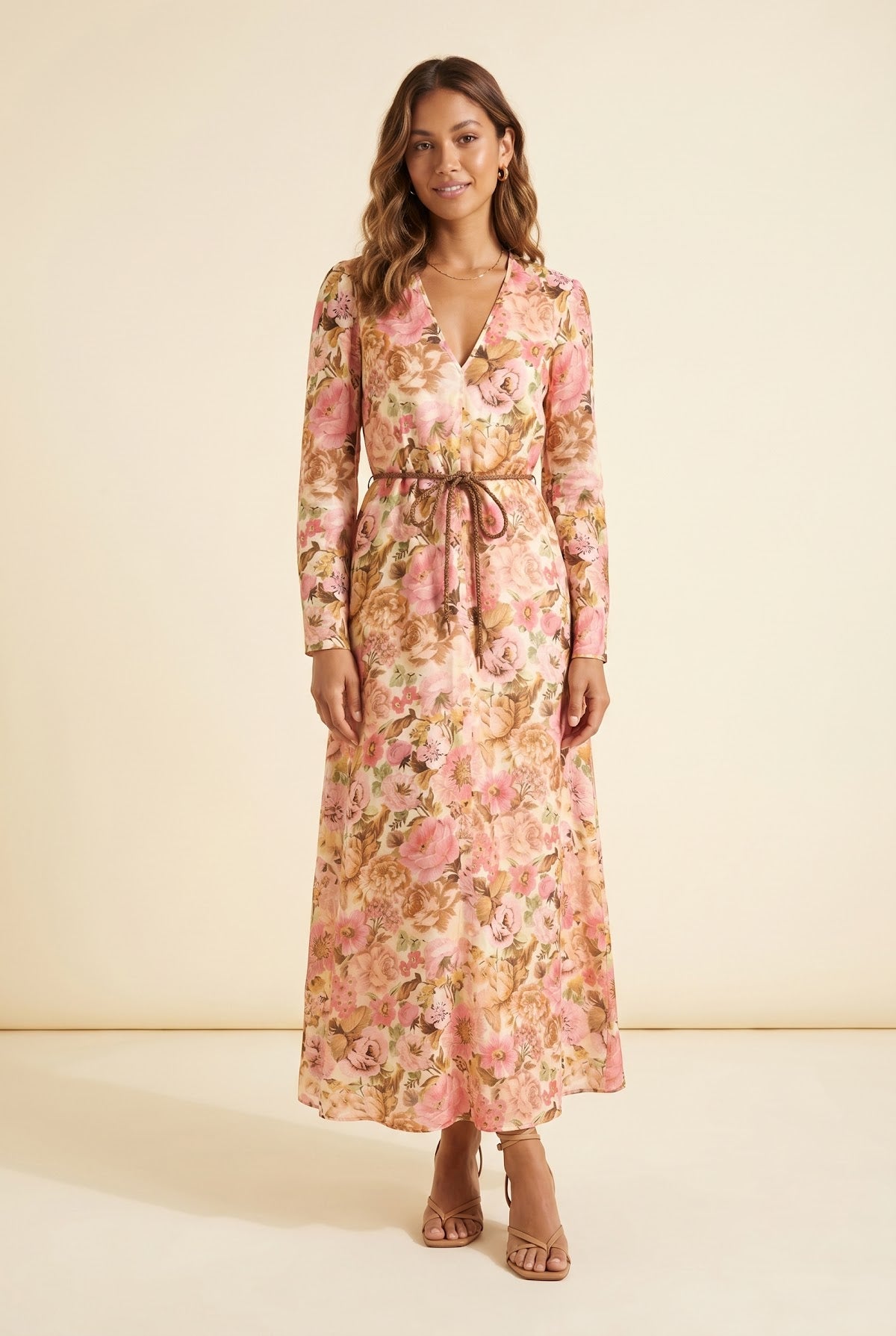 Floral-Print Maxi Dress by Zimmermann in Floral print