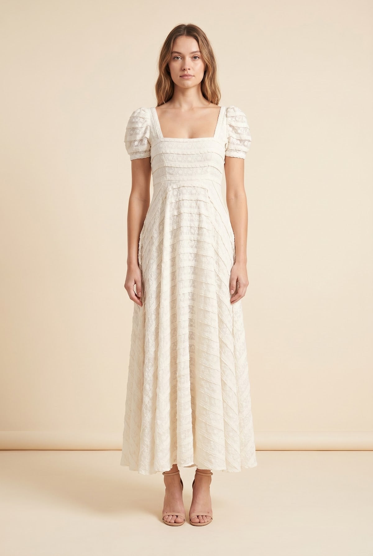 Ryan Catalina Maxi Dress by LoveShackFancy in Ivory