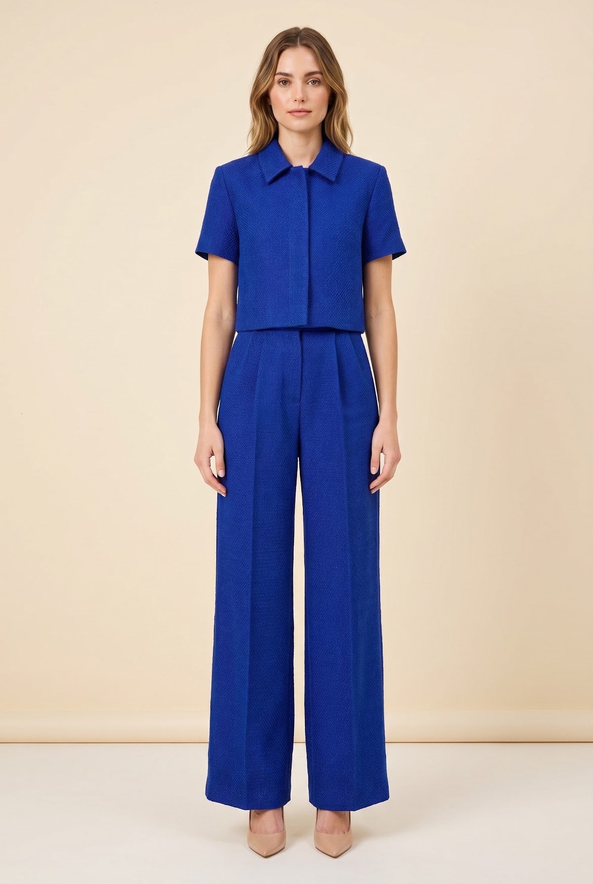 Alistair Top & Pants Set by Amanda Uprichard in Blue