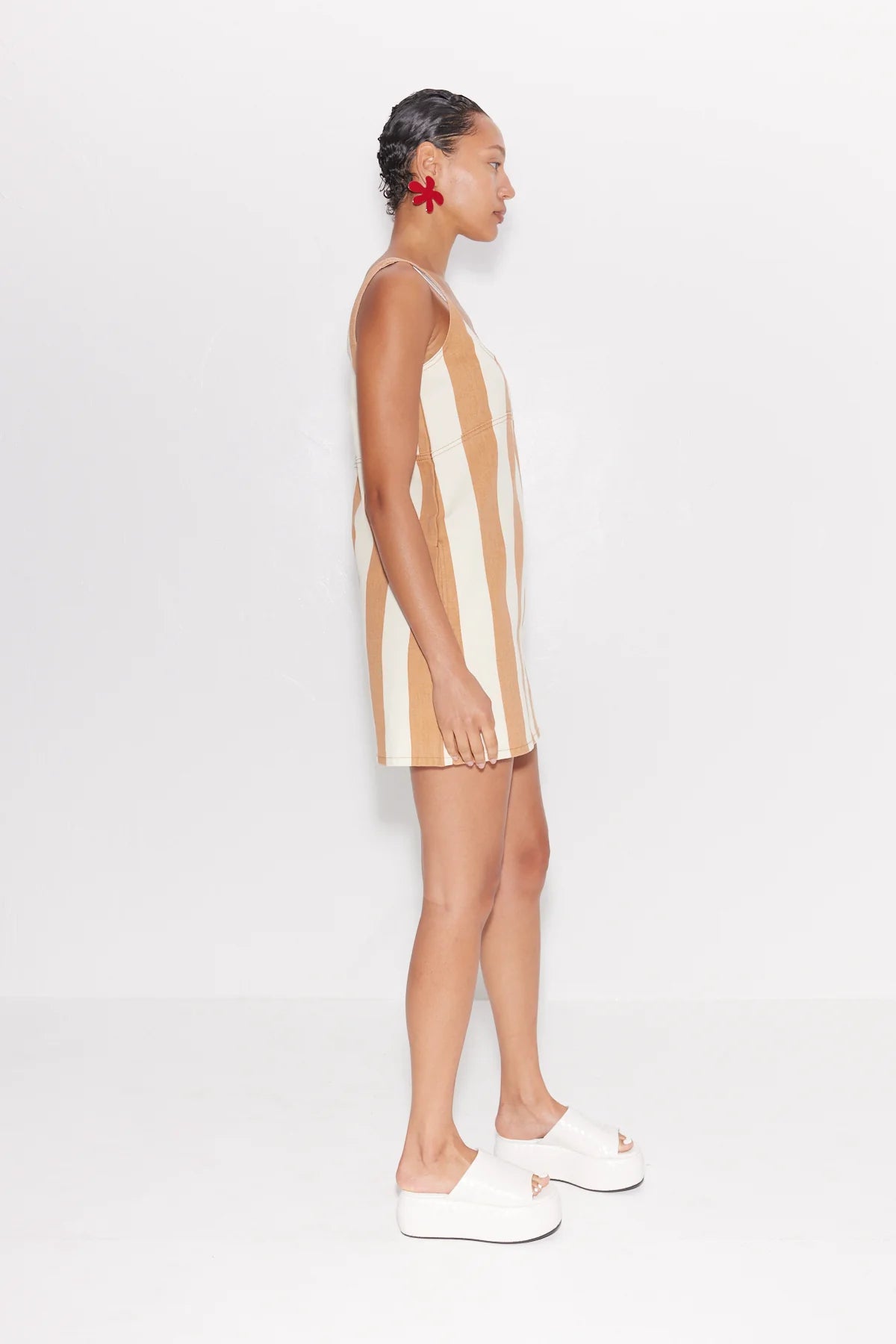 Sahara striped denim dress