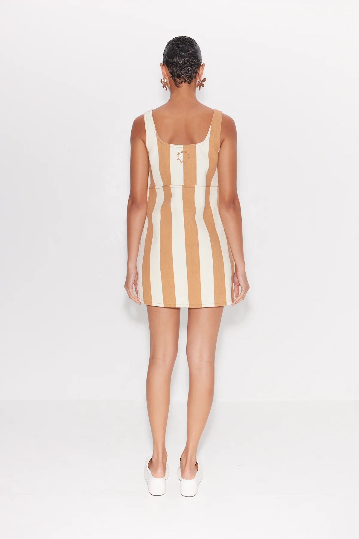 Sahara striped denim dress