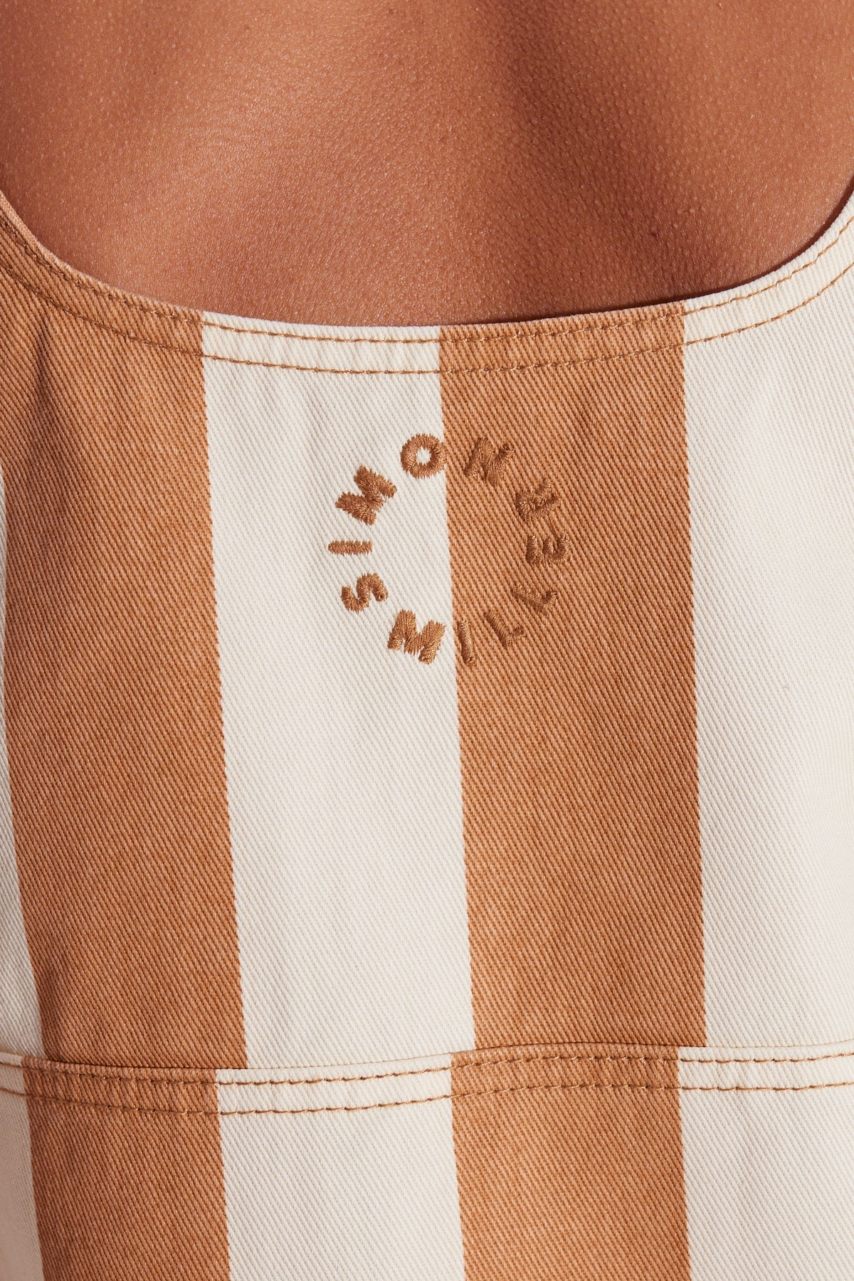 Sahara striped denim dress