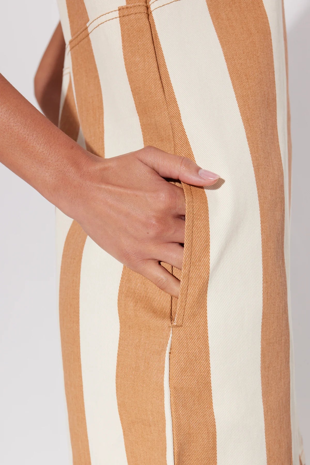 Sahara striped denim dress