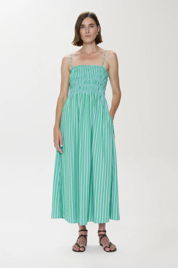 Bianca Shirred Bodice Dress