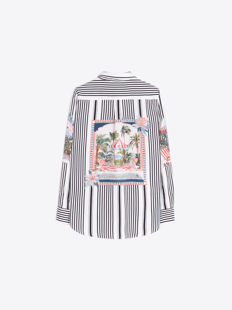 Black striped shirt dolce far niente