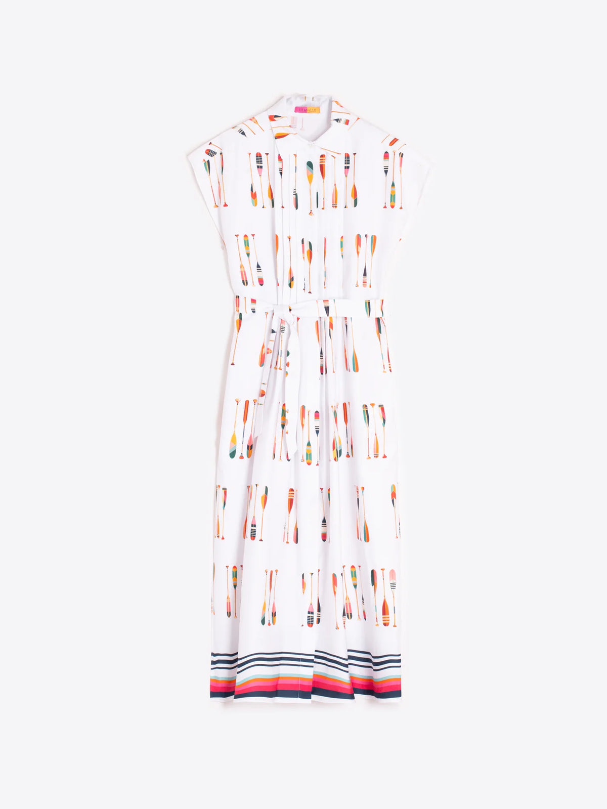 Oar printed pattern dress