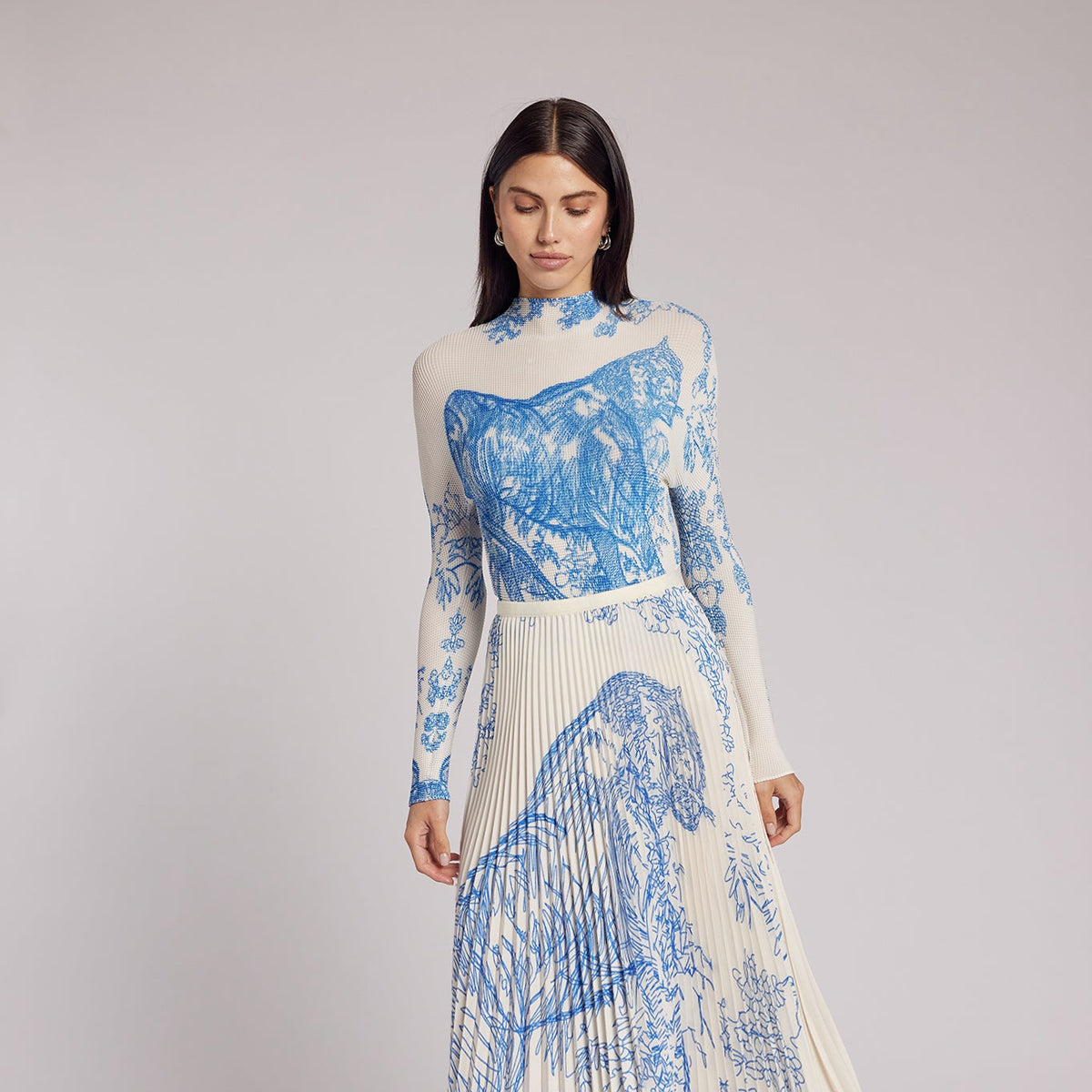 Juliet Toile de Jouy 3D Honeycomb Top