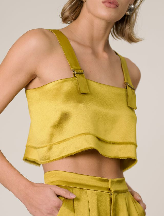 Astrid Crop - Ochre