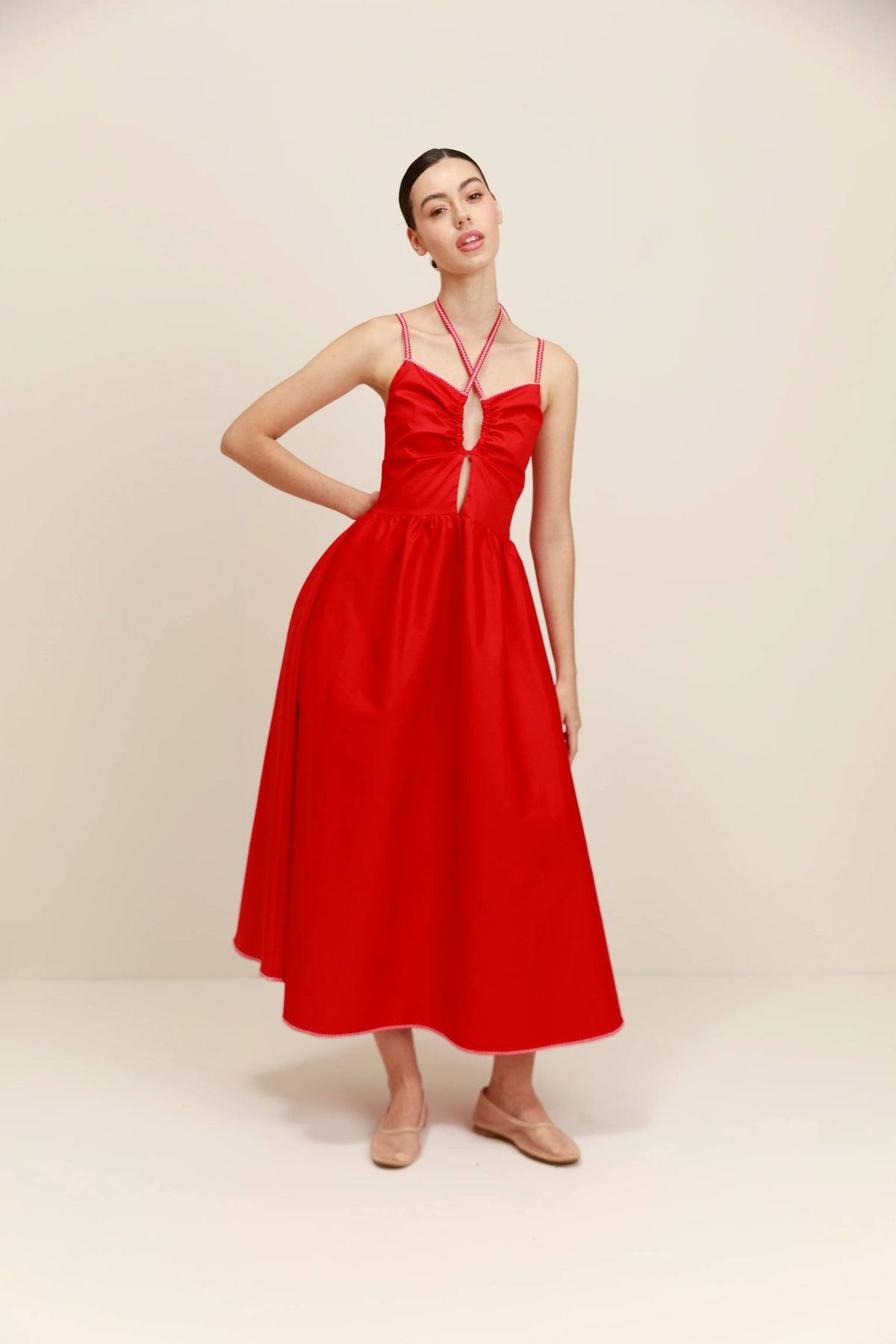 Mitico Dress in Red