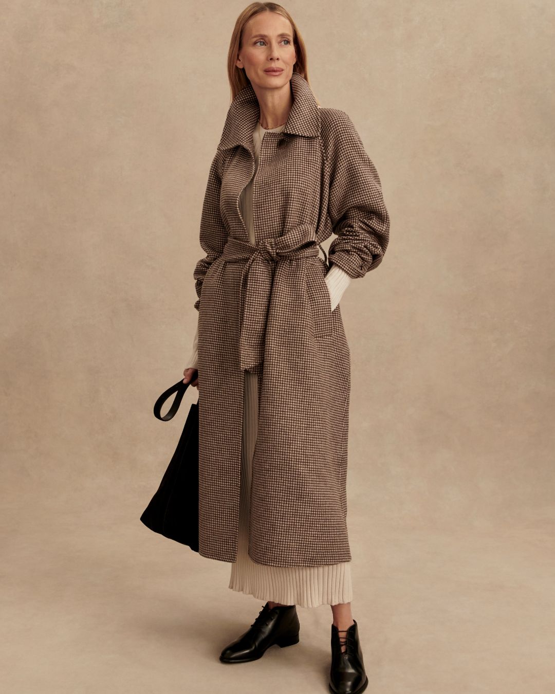 Tomlinson belted long Coat