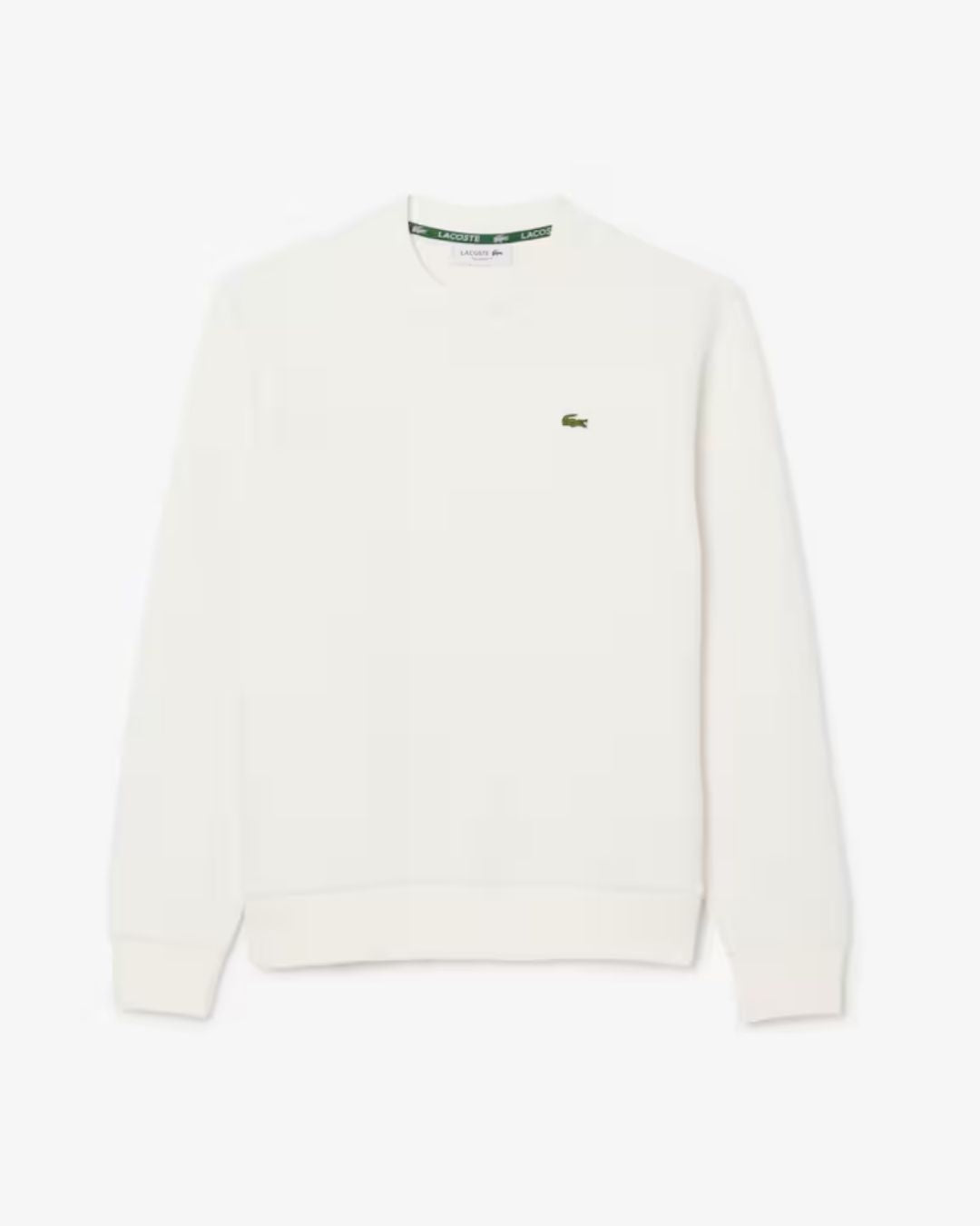 Relaxed Fit Piqué Crew Neck Sweatshirt