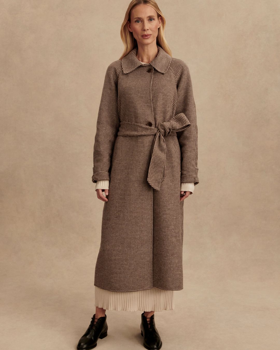 Tomlinson belted long Coat