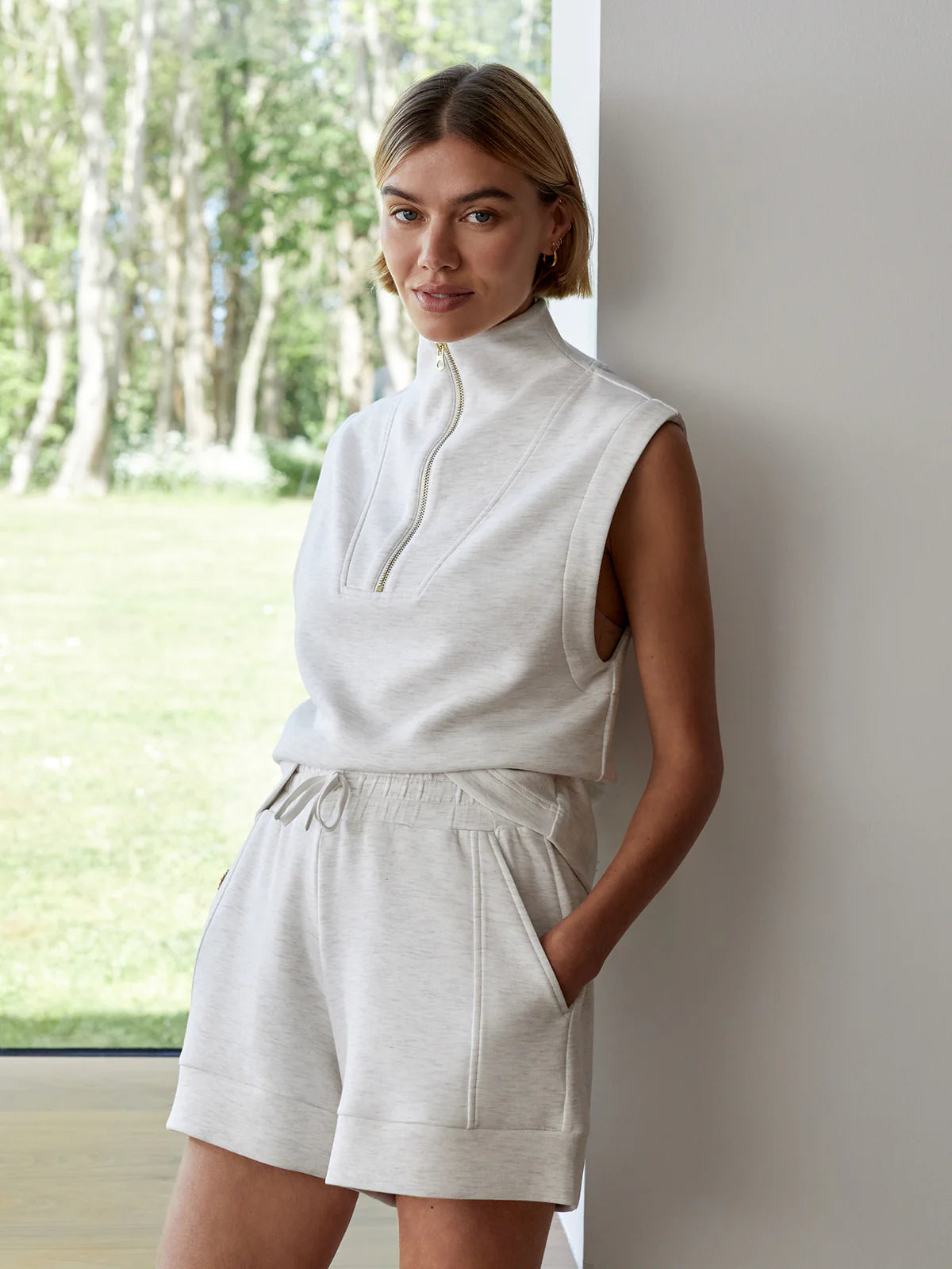 Magnolia Half-Zip Tank