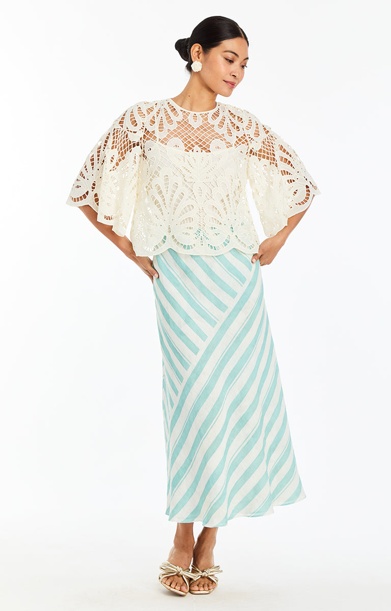 SANTIAGO CONVERTIBLE MIDI SKIRT - 47PL03035EO