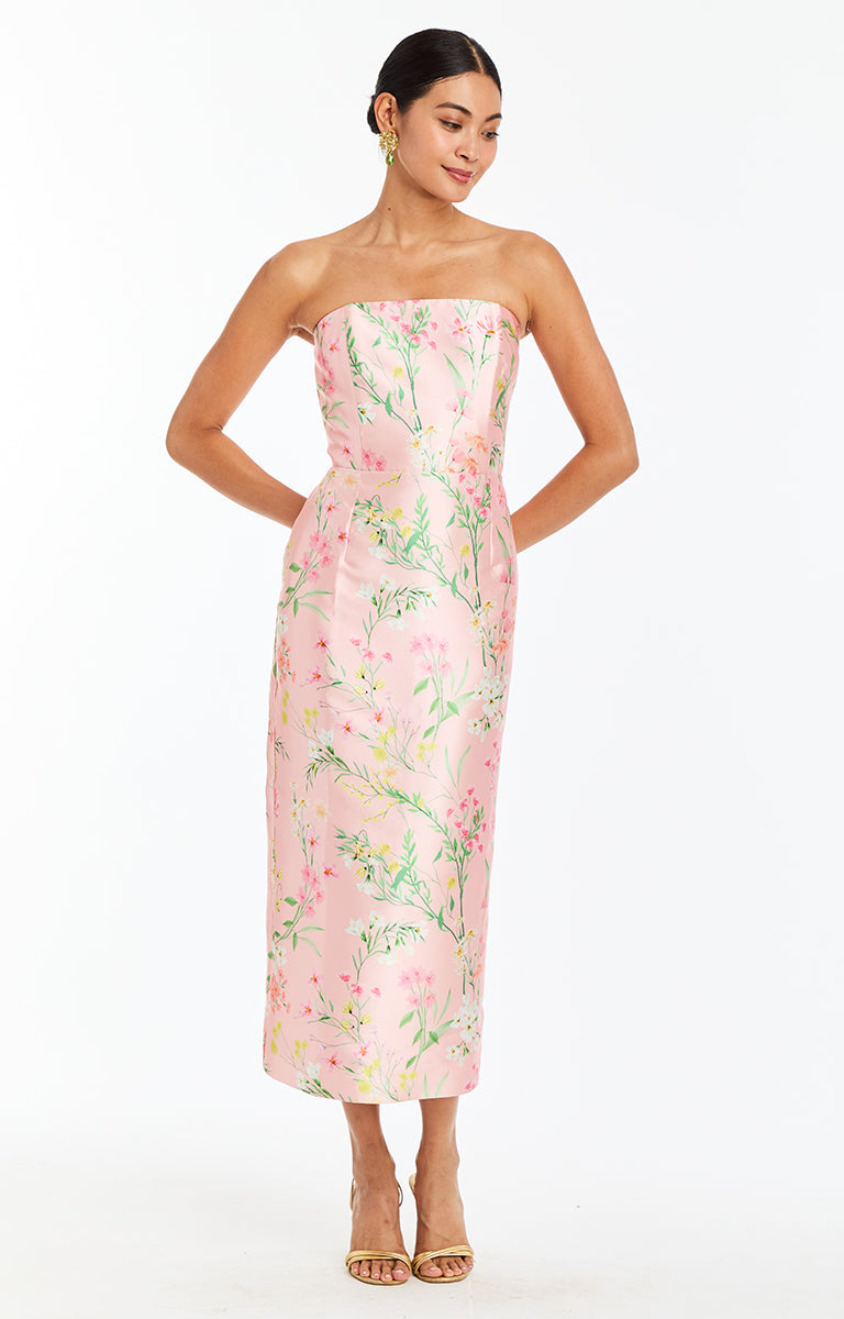 SABRINA MIDI DRESS - 47SW04387RV