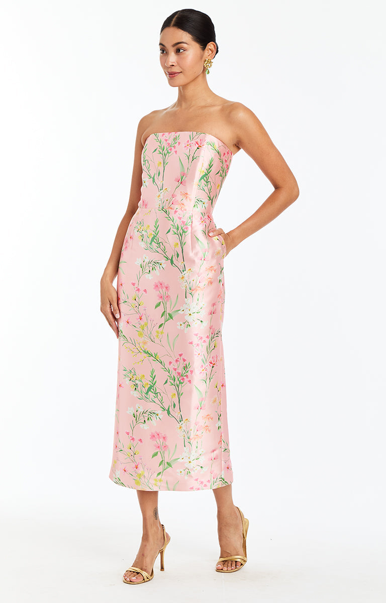 SABRINA MIDI DRESS - 47SW04387RV