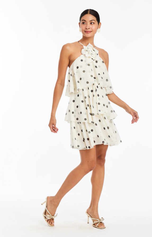 KEEPSAKE RUFFLE MINI DRESS - 47PC04501PD