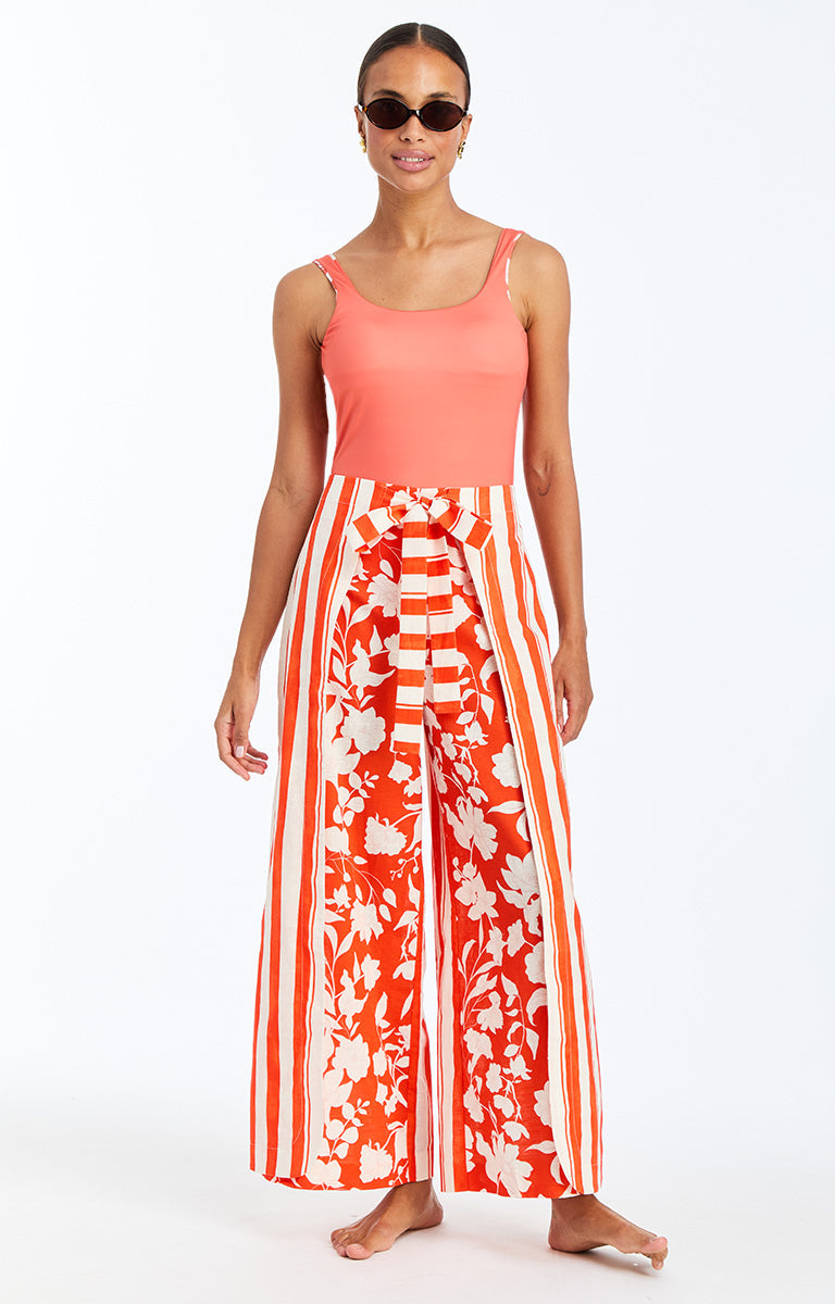 CHLOE WRAP BEACH PANT - 49LW02027MS