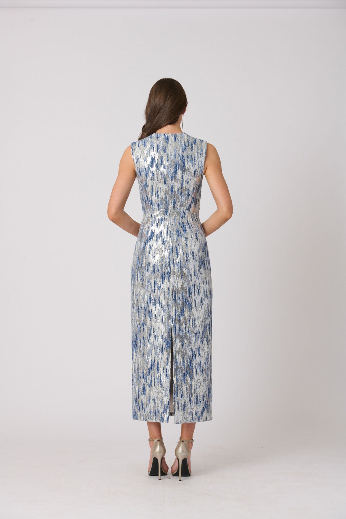 Light Blue/Beige/Silver