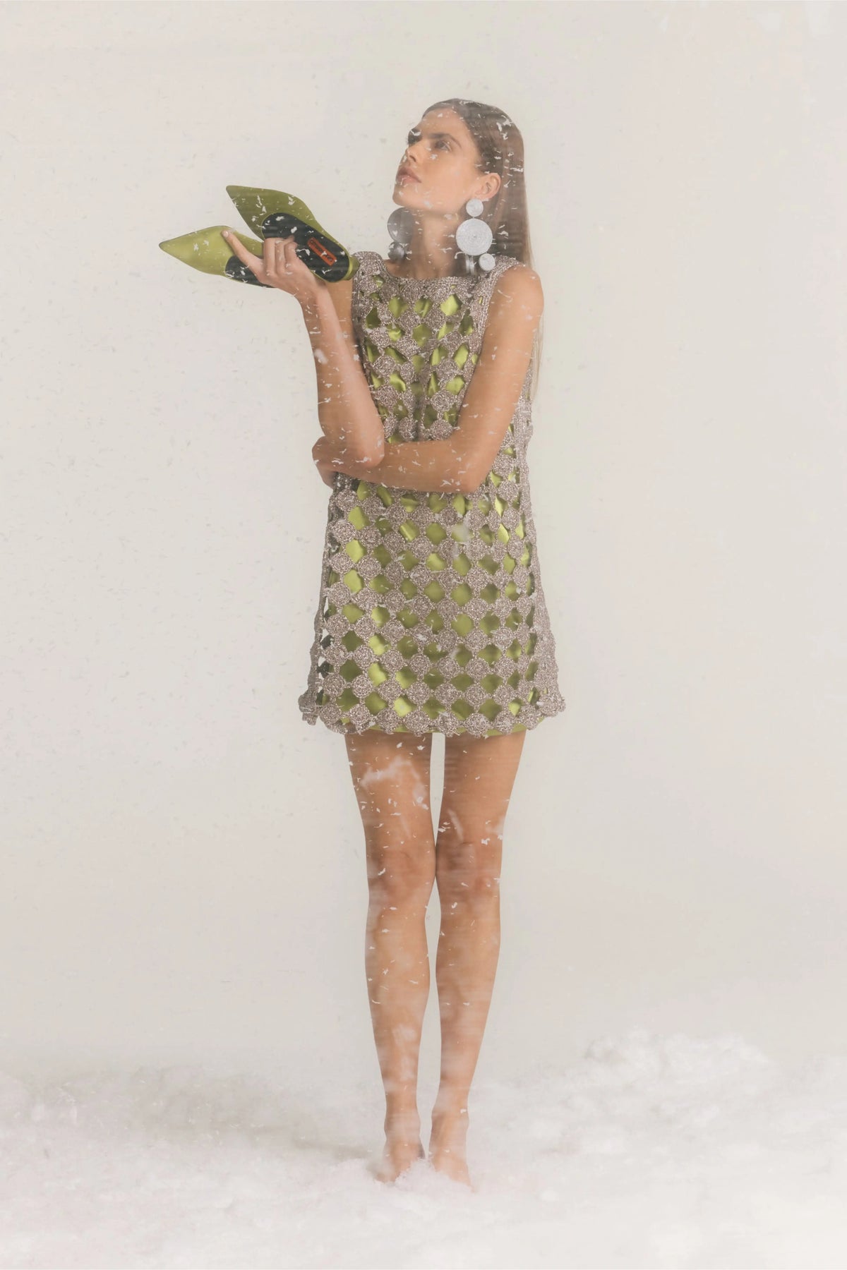 Sina Crochet Mini Dress