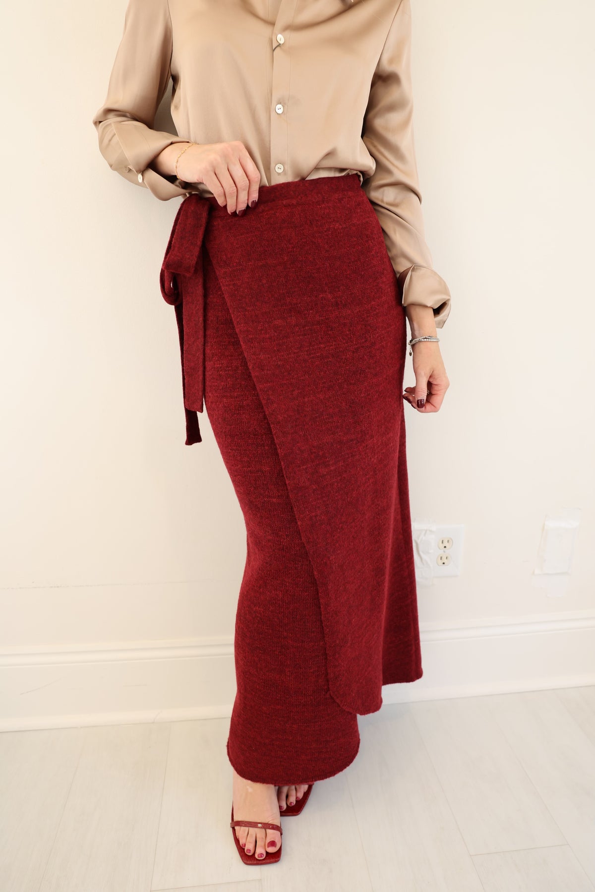 Envelope Knit Skirt