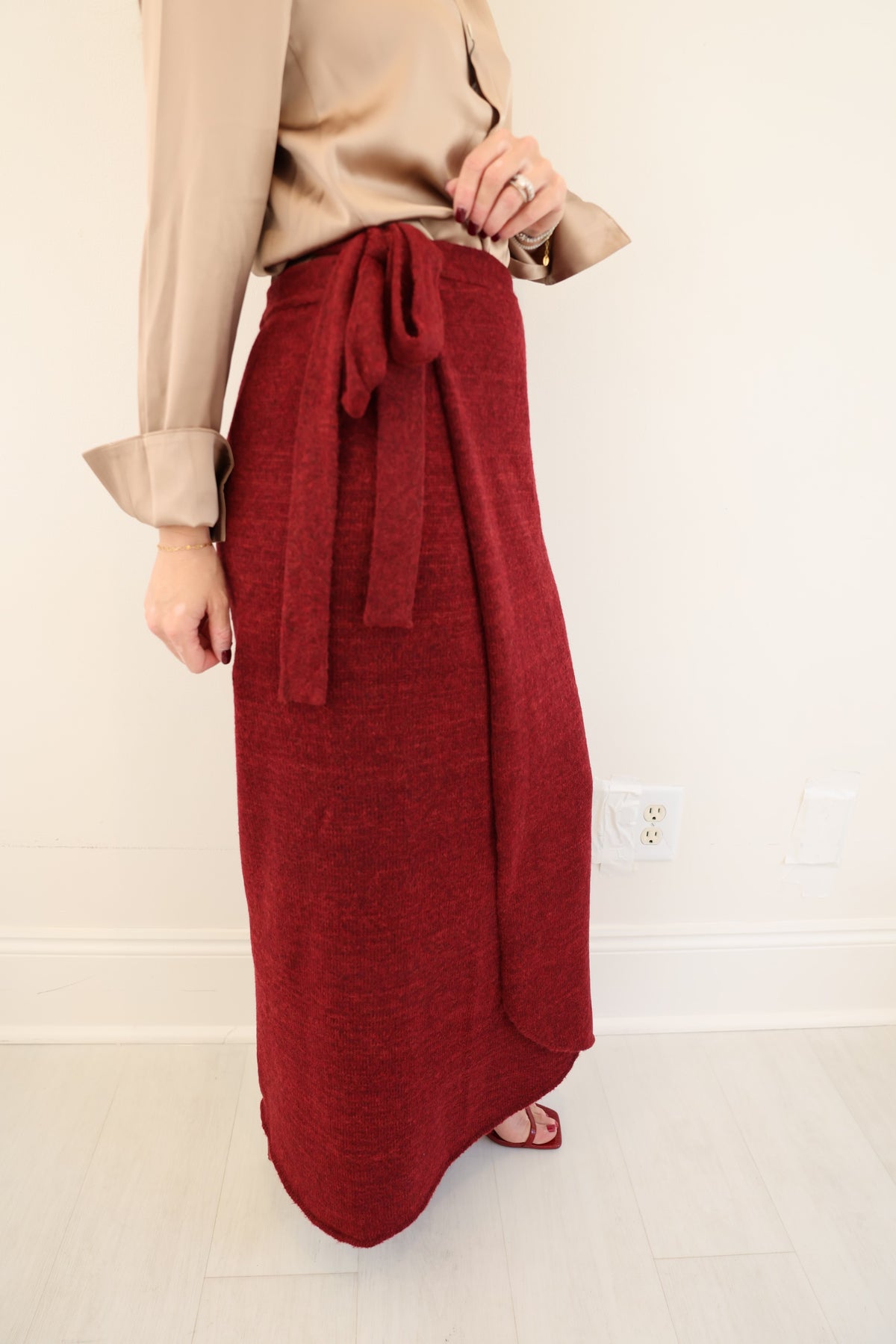 Envelope Knit Skirt