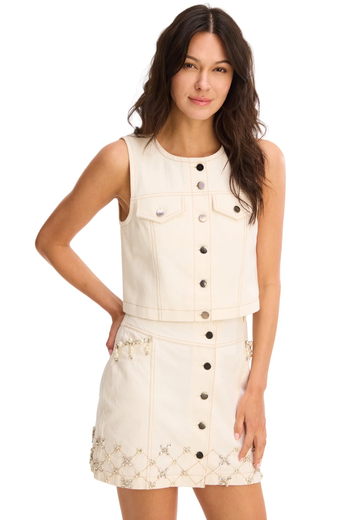 Rhinestone Harper Skirt