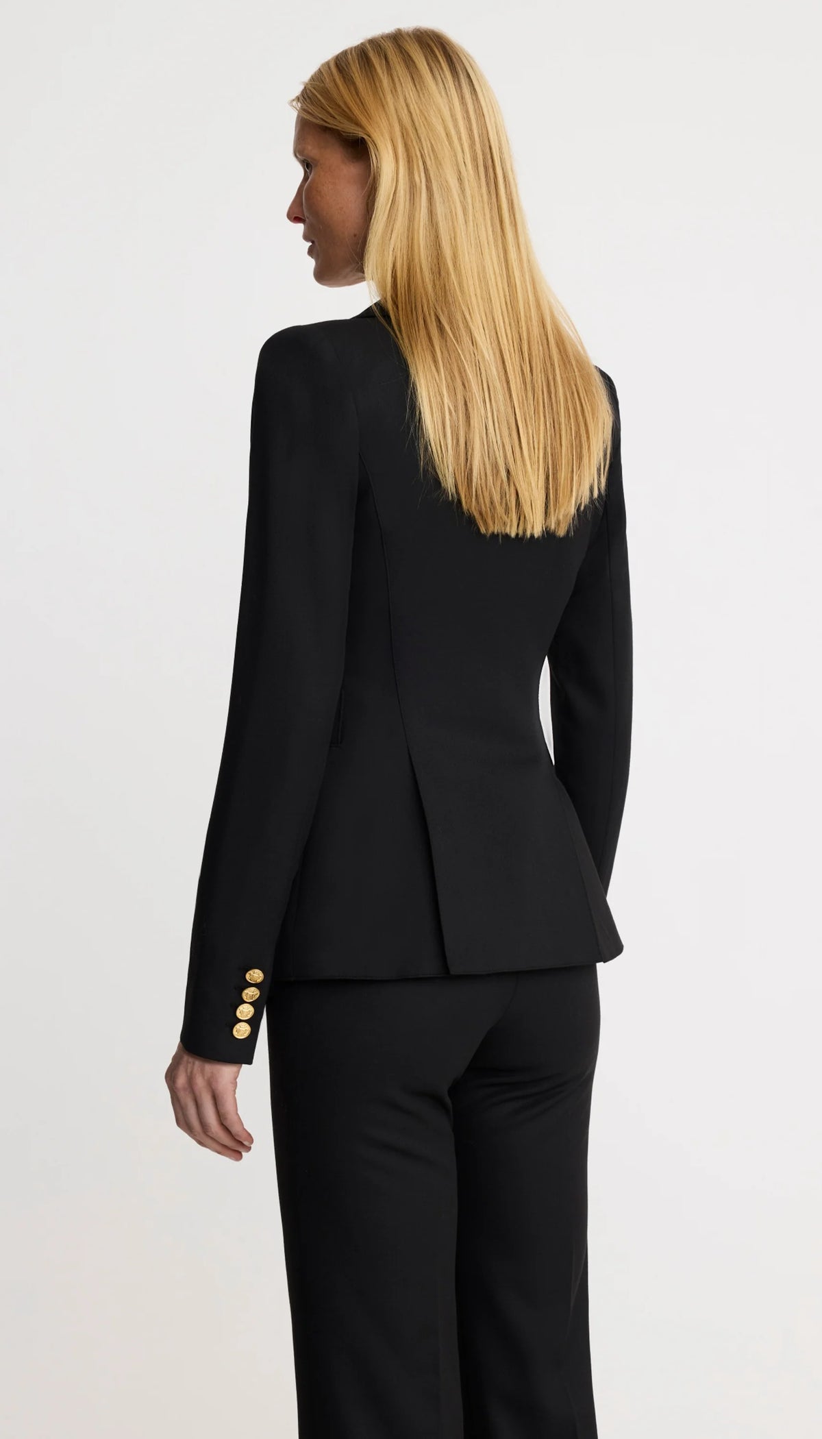 Full Back Duchess Blazer Black