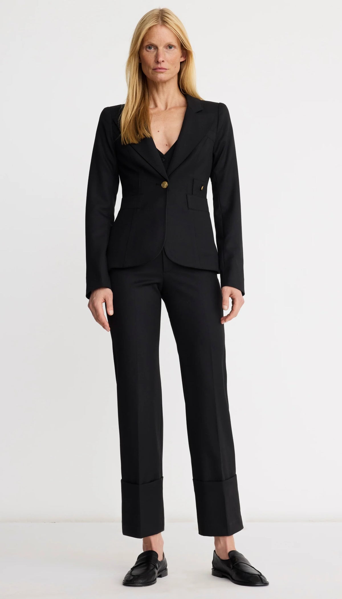 Full Back Duchess Blazer Black