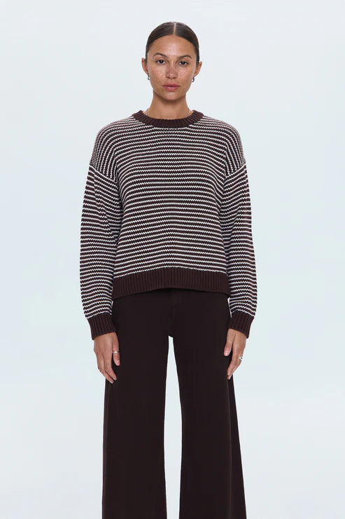 Aura Relaxed Crew Neck Sweater