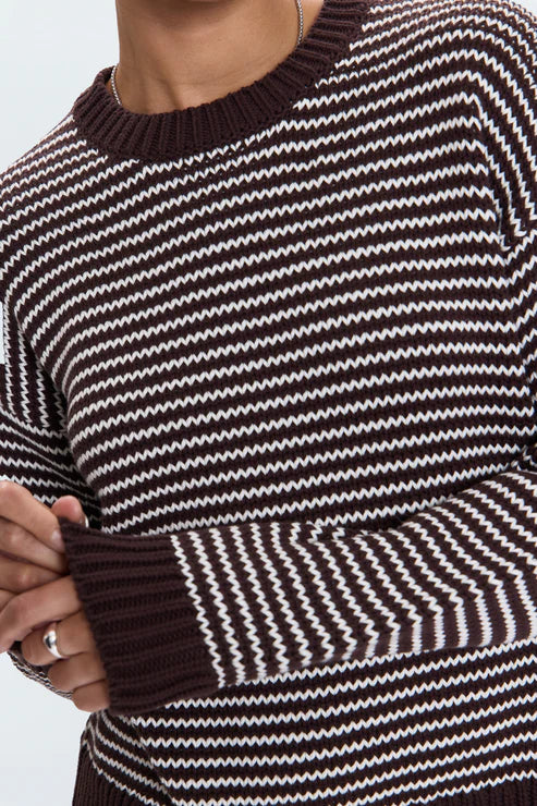 Aura Relaxed Crew Neck Sweater