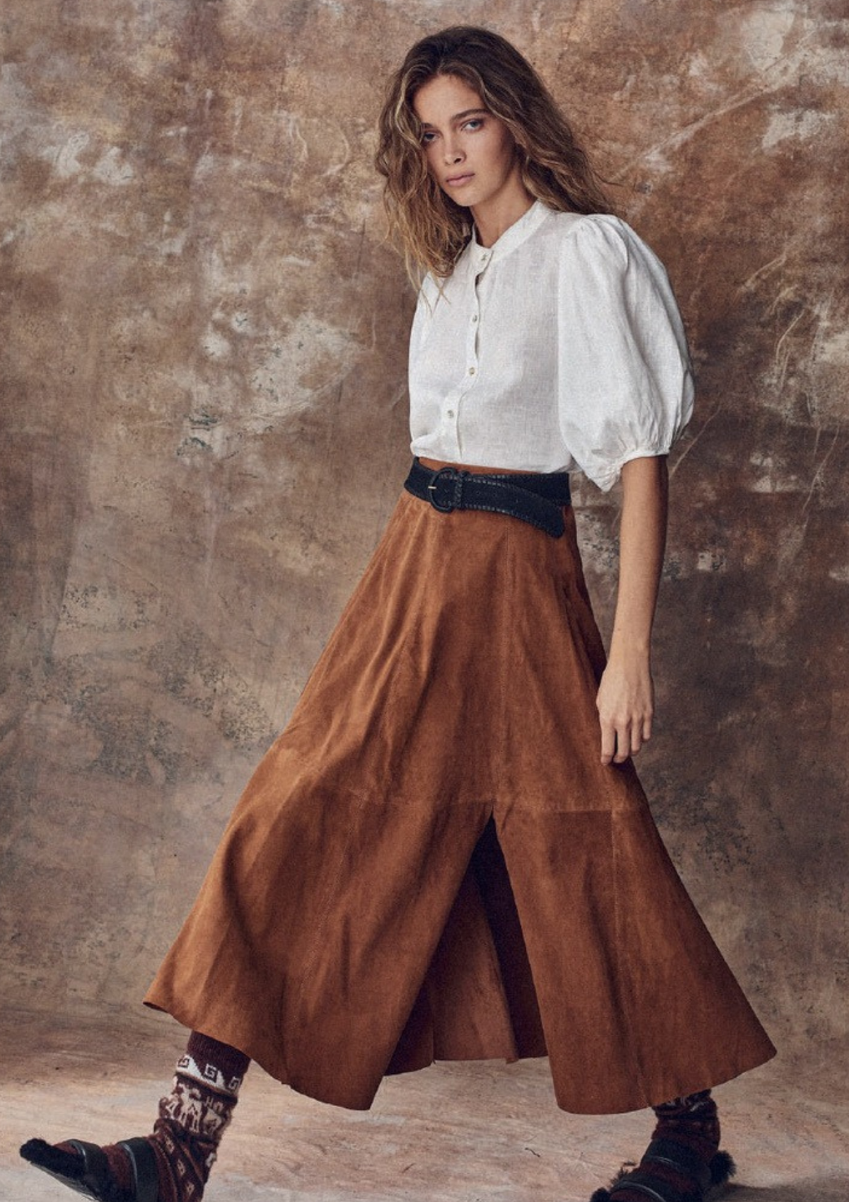 Alamo Suede Skirt