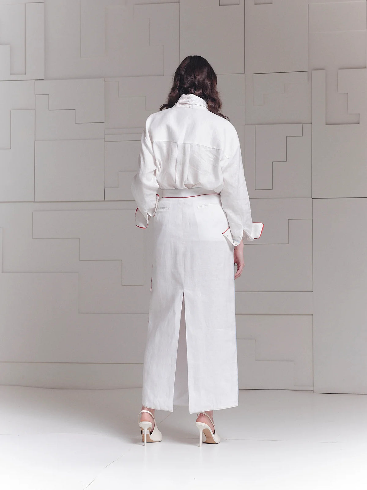 Galeria White Skirt