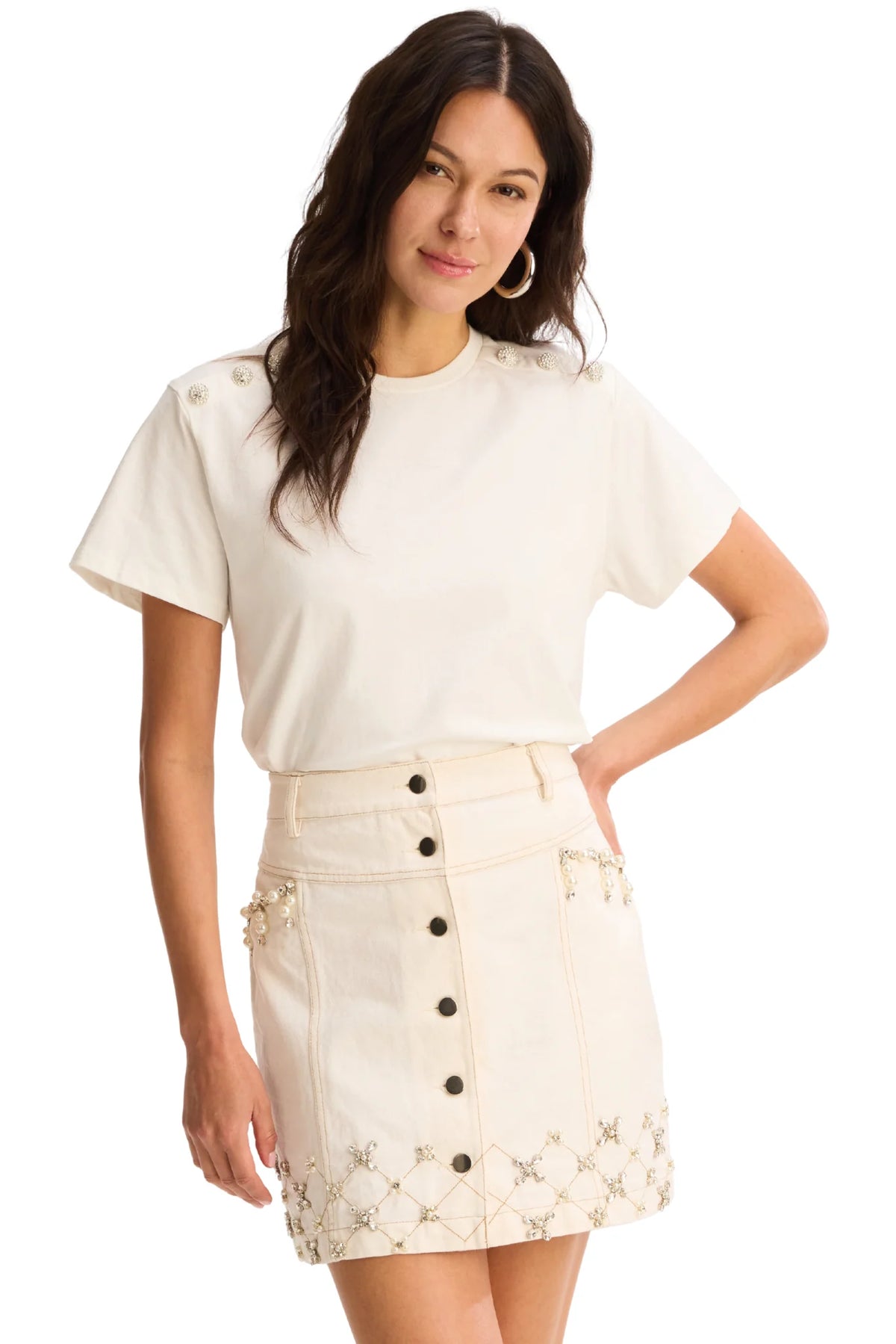 Rhinestone Harper Skirt