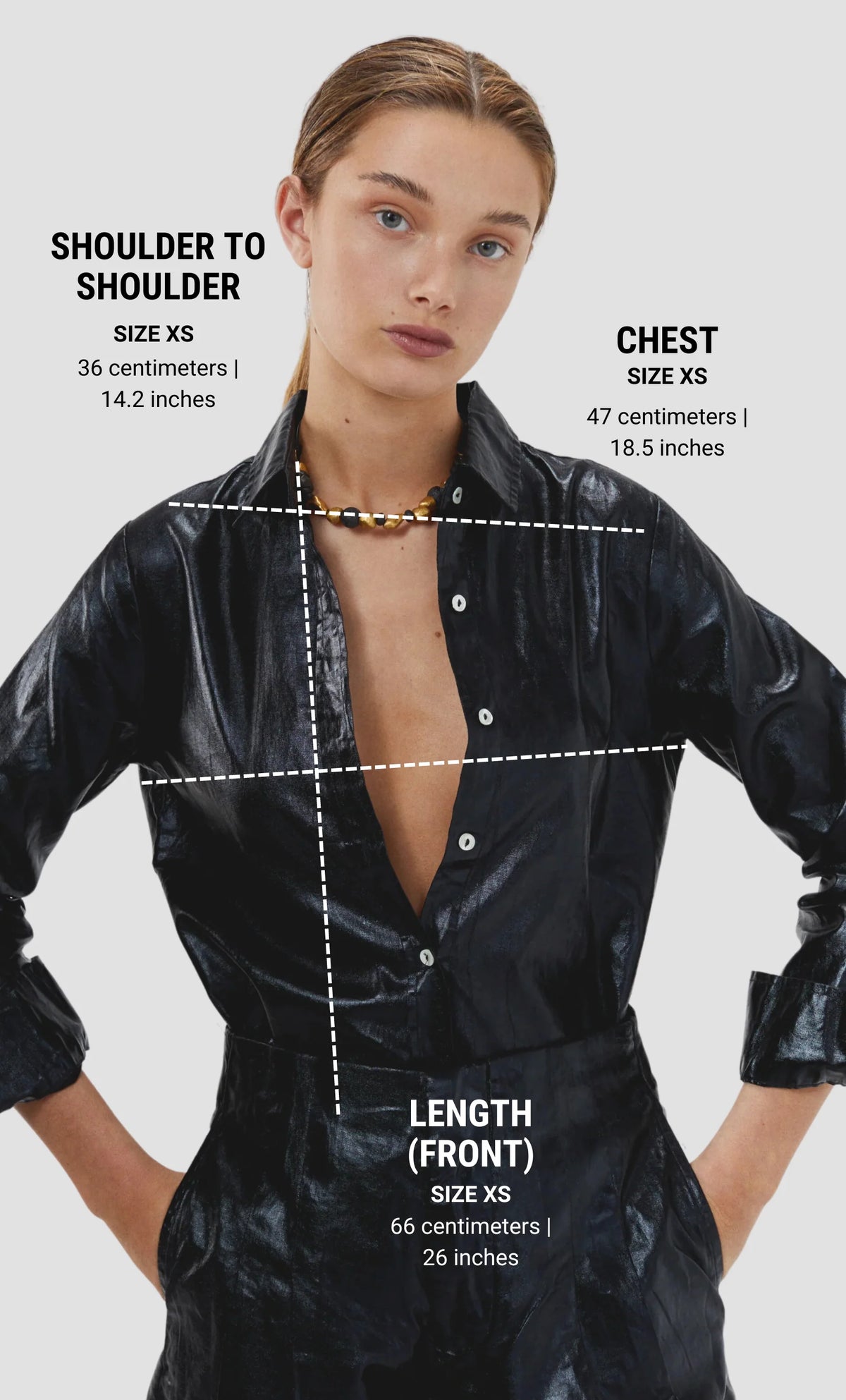 San Marino Metallic Linen Shirt