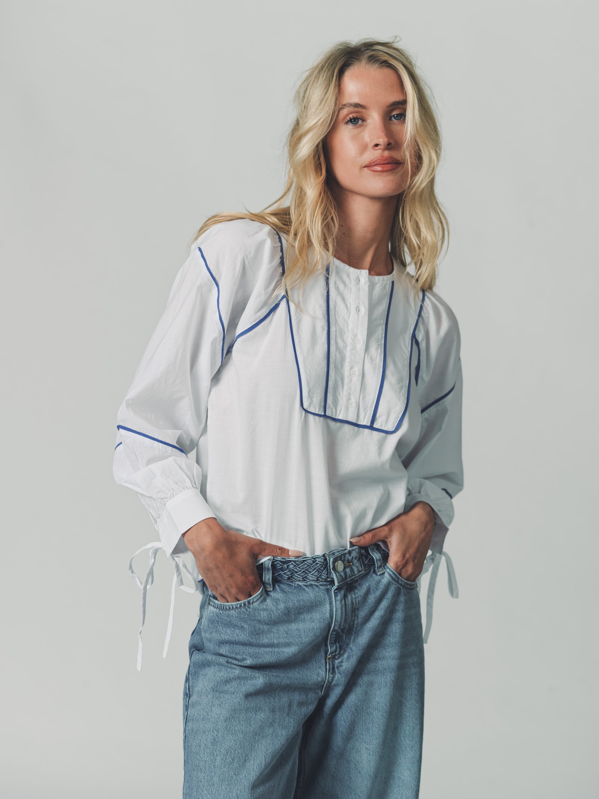 White/Blue