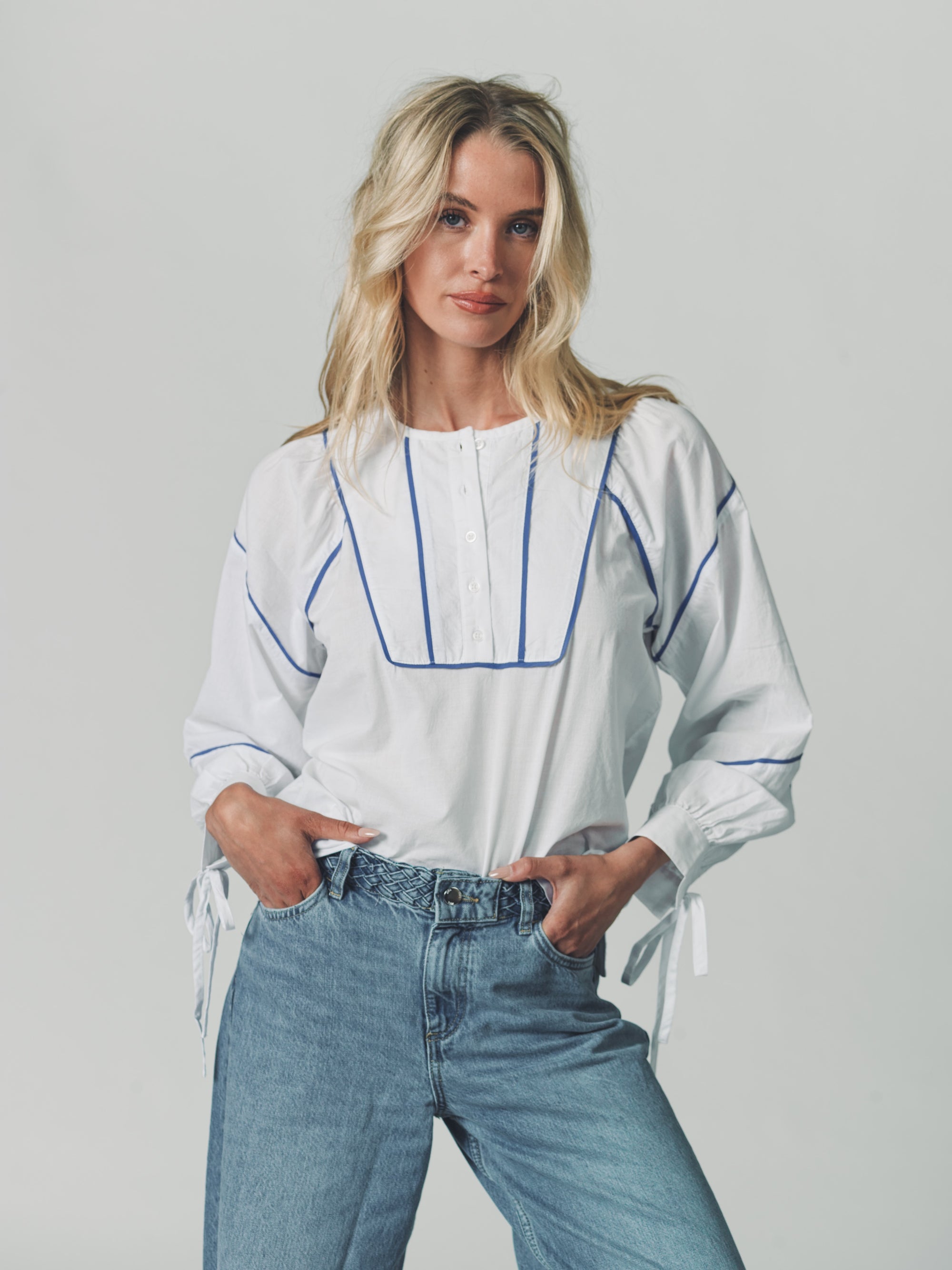 White/Blue