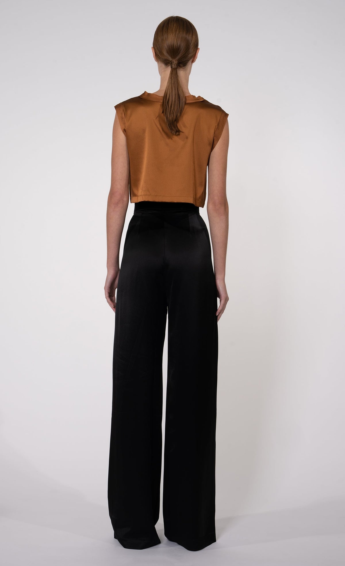 Mel Crop - Brown
