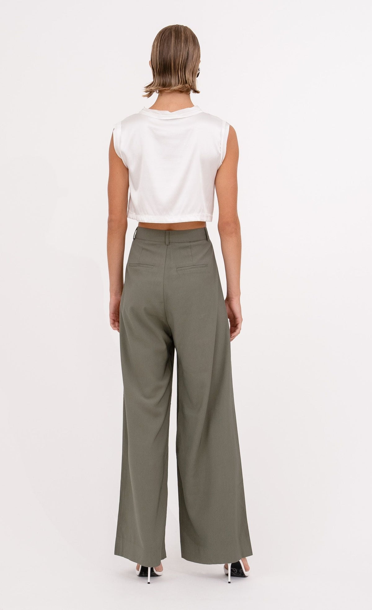 Mel Crop Top - Ivory