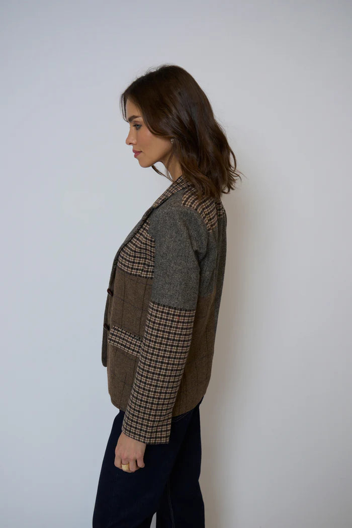 RAVEN PATCHWORK RIDING JACKET