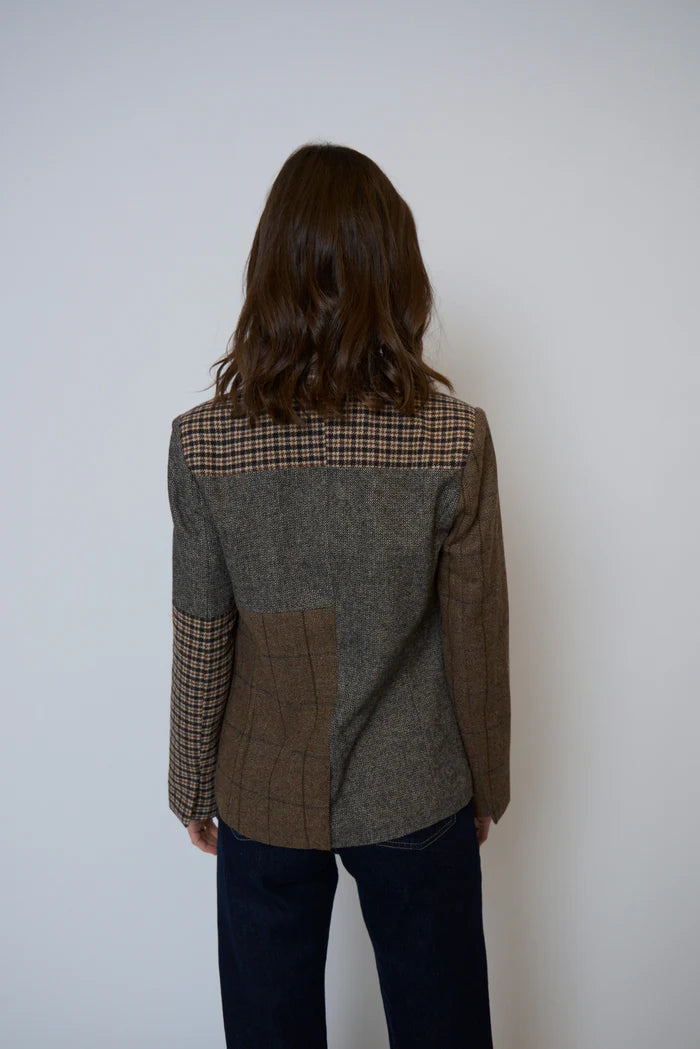 RAVEN PATCHWORK RIDING JACKET