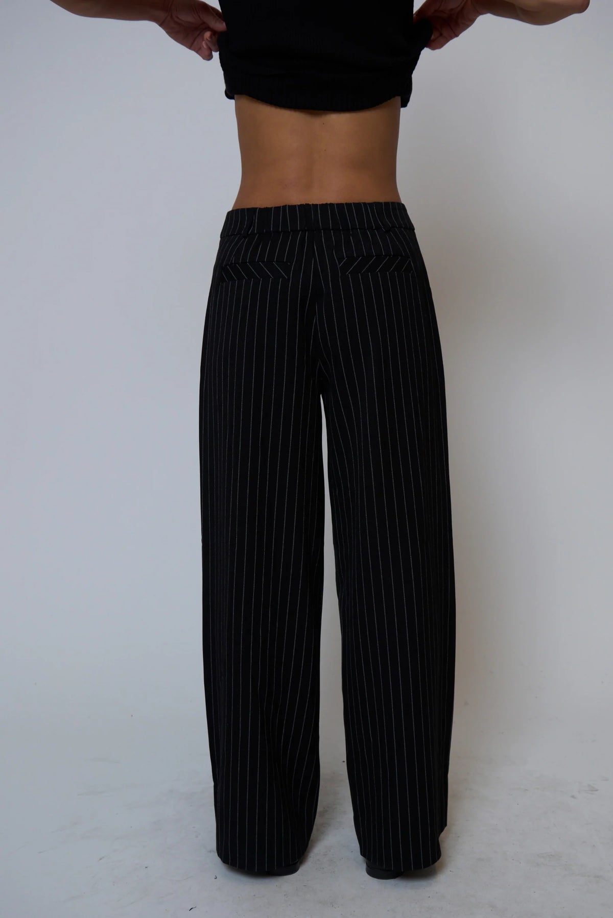 ASTRID PINSTRIPE TROUSERS