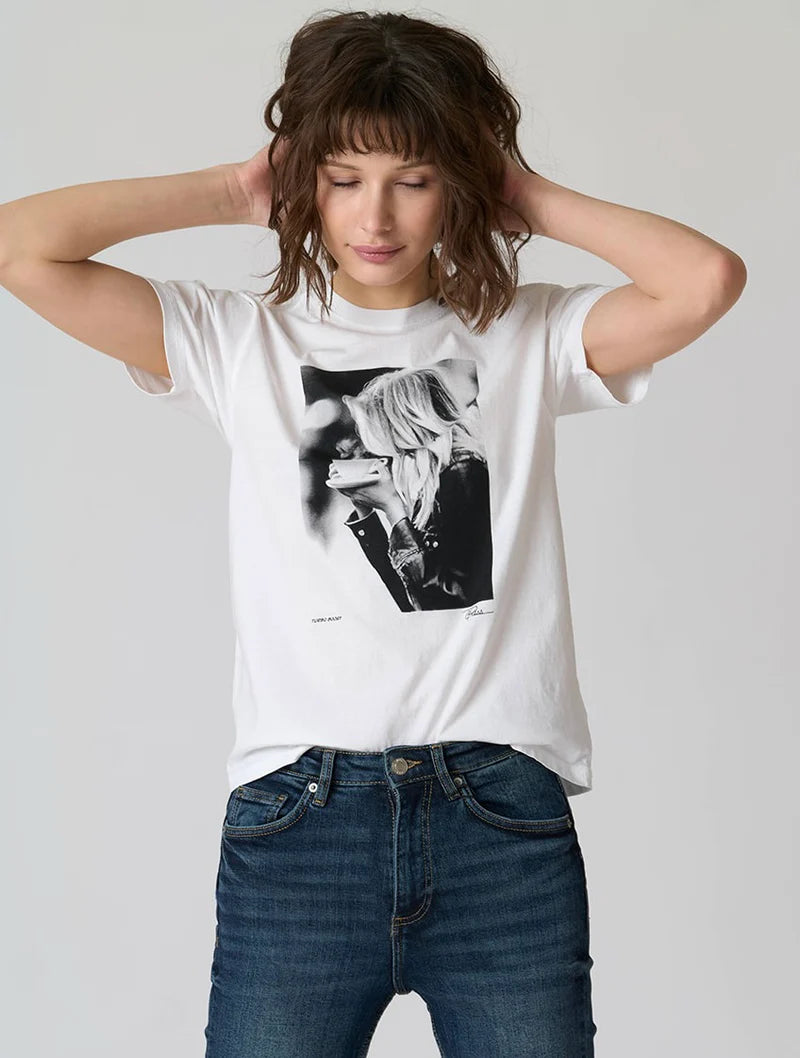Cotton Statement Tee in White