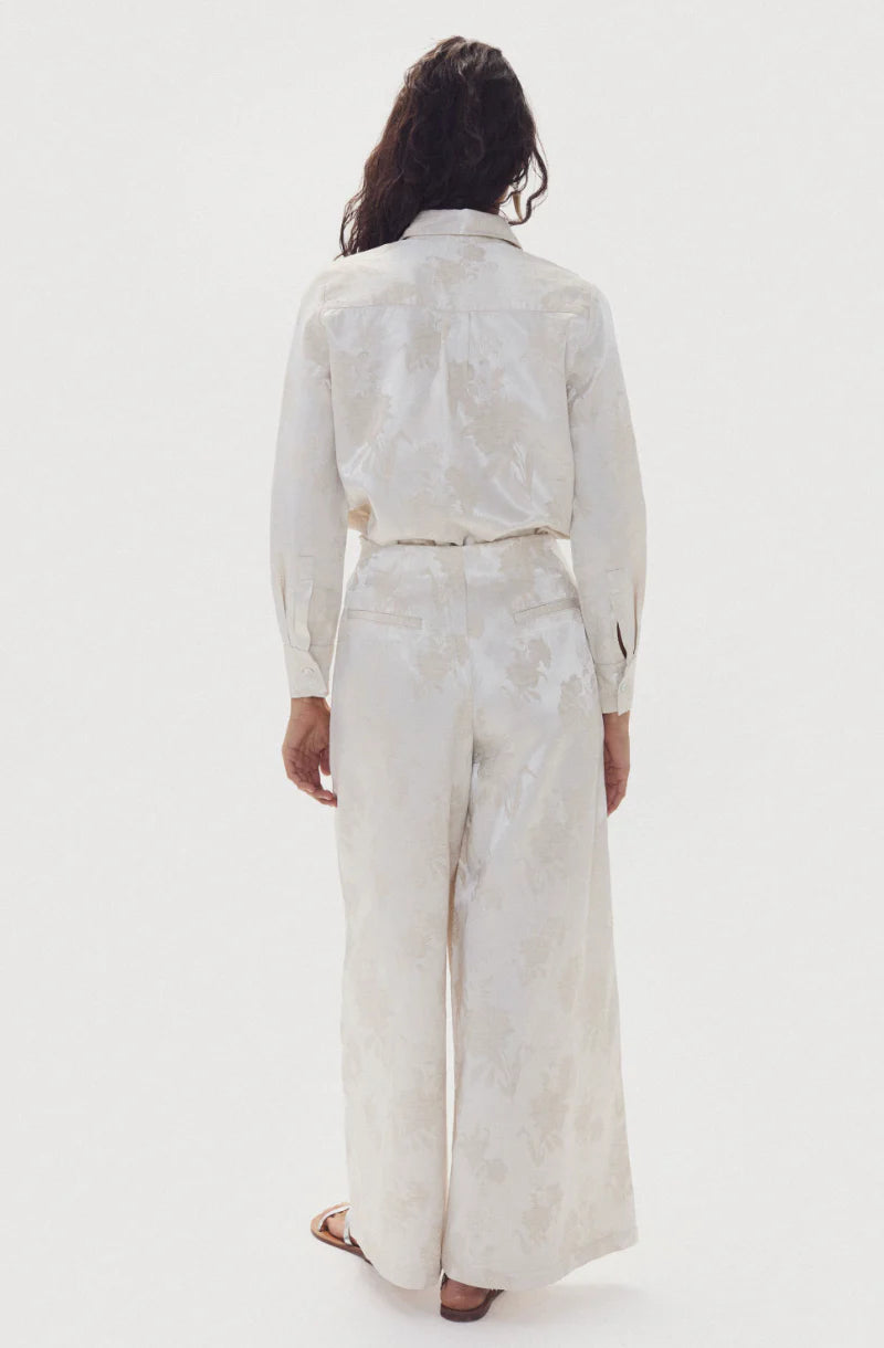 Culotte Brocade Pants