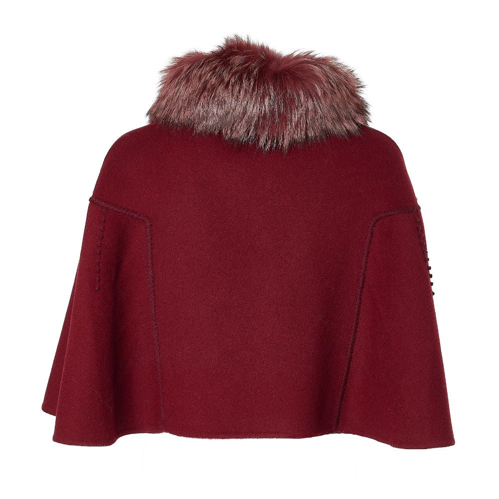 Short Embroidery Caplet