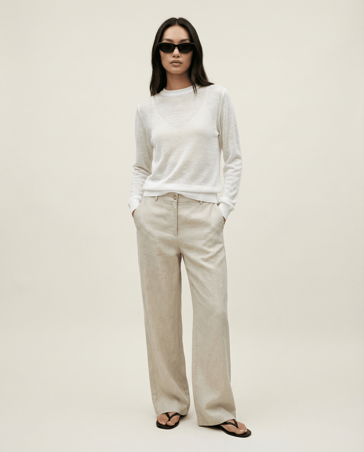 Linen Blend Everyday Pant